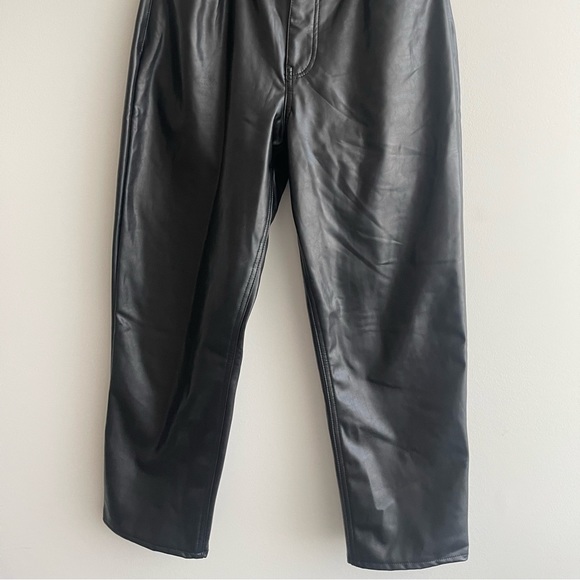 Abercrombie & Fitch Curve Love Vegan Leather Pants - Picture 4 of 4